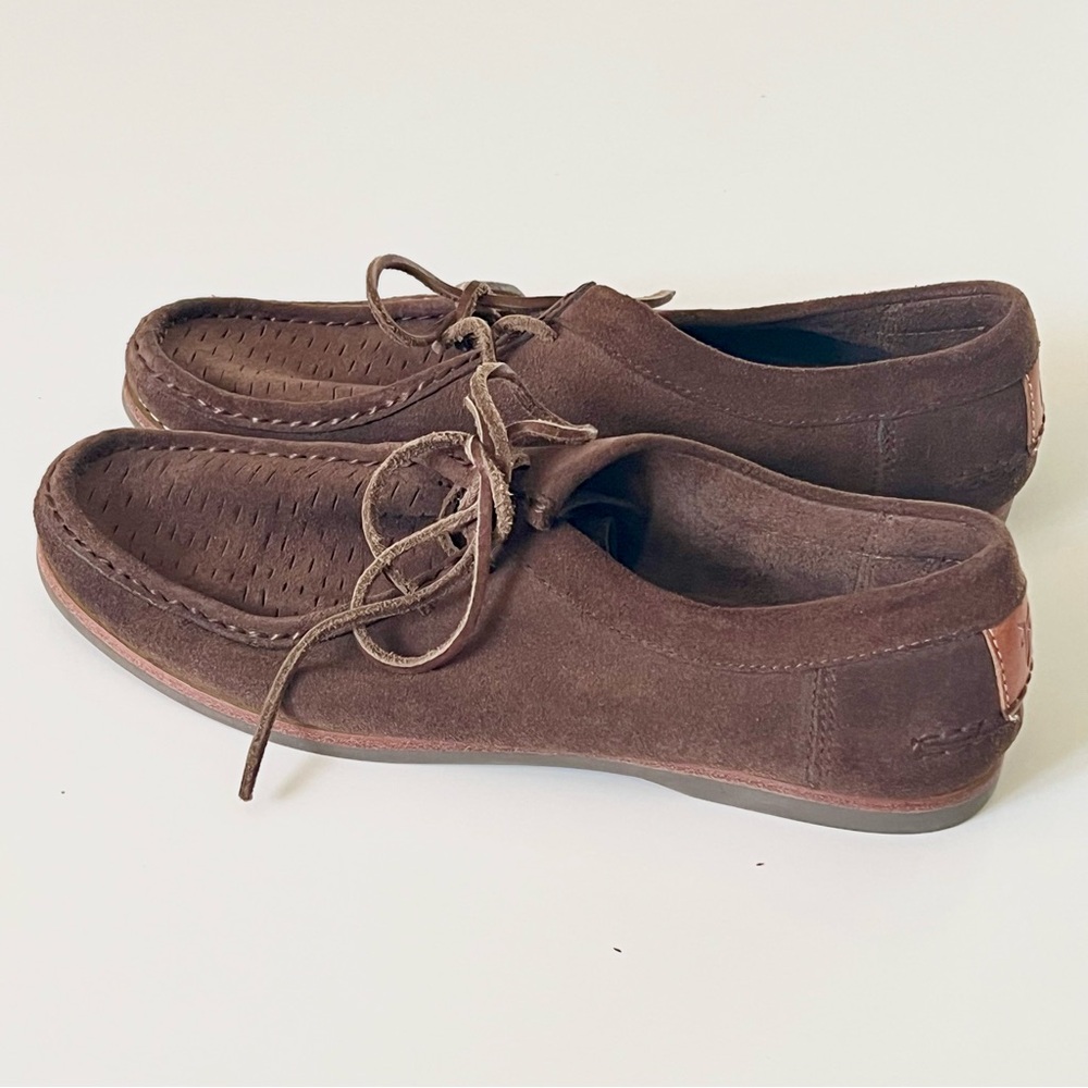 Frye Quincy Moc Rustic Soft Leather Mocassins